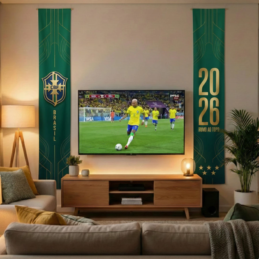 Kit Decoração Brasil — Painel Copa